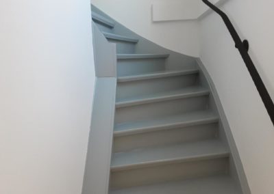 Treppe ins Obergeschoß